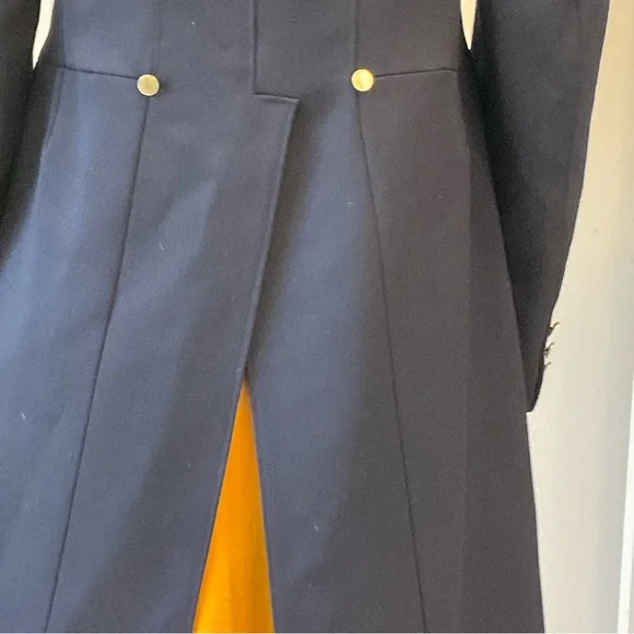 Pikeur Dressage Shadbelly Show Coat, Classic Tails, Brass Buttons, Navy, Sz M - Picture 15 of 15